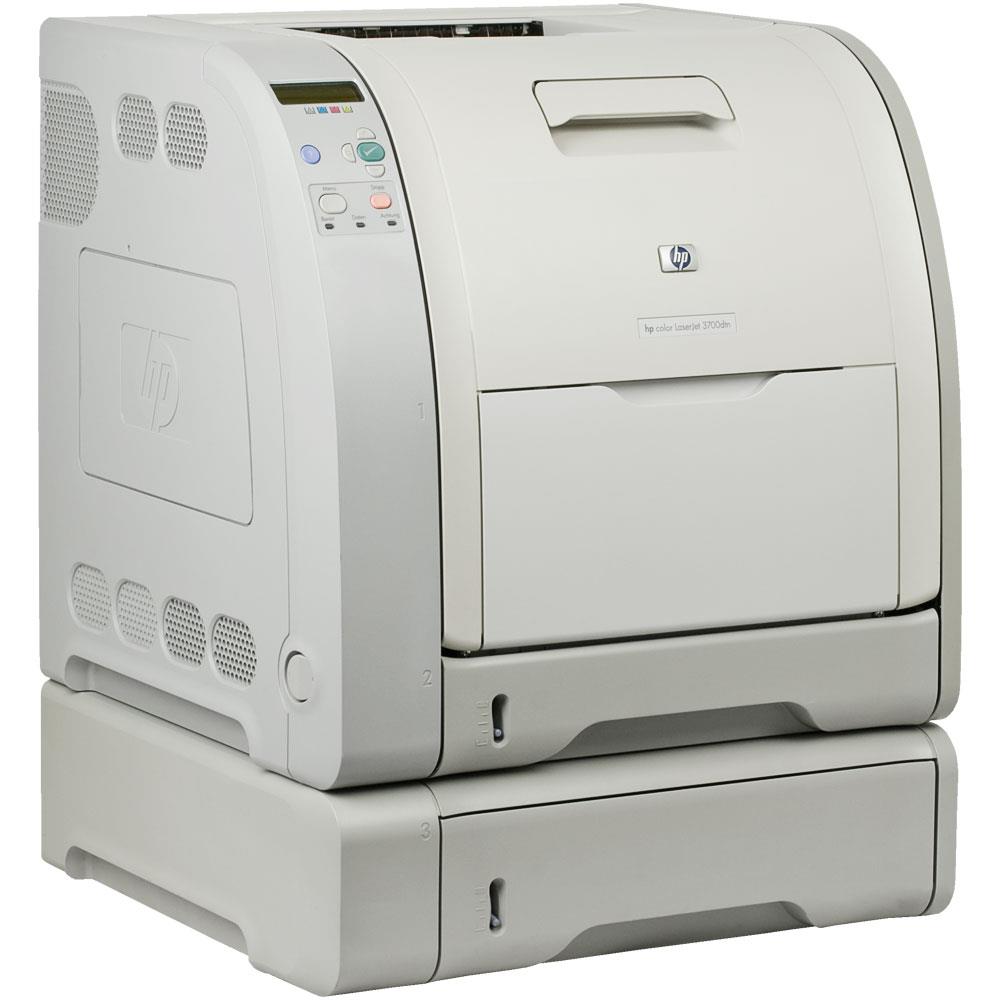 hur du ändrar toner på en HP LaserJet 3700 dtn